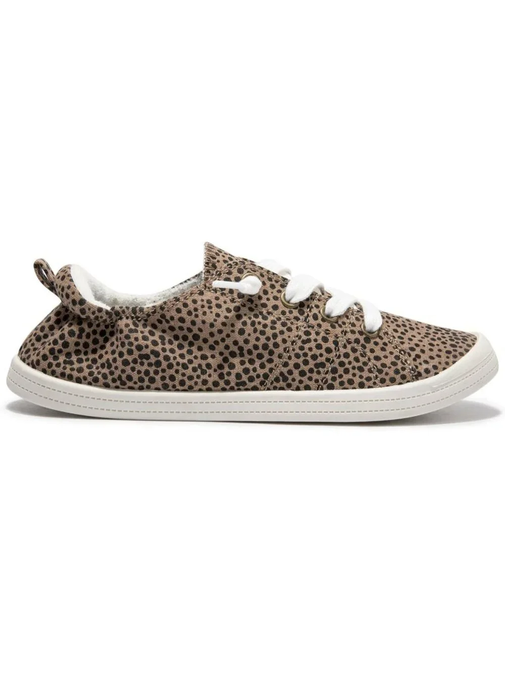 Women's Spot Pattern Comfortable Lace-Up Flat Breathable Walking Casual Sneakers